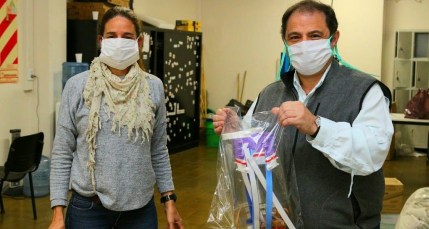 Pergamino: Nuevo modelo de máscaras faciales para personal de Salud 