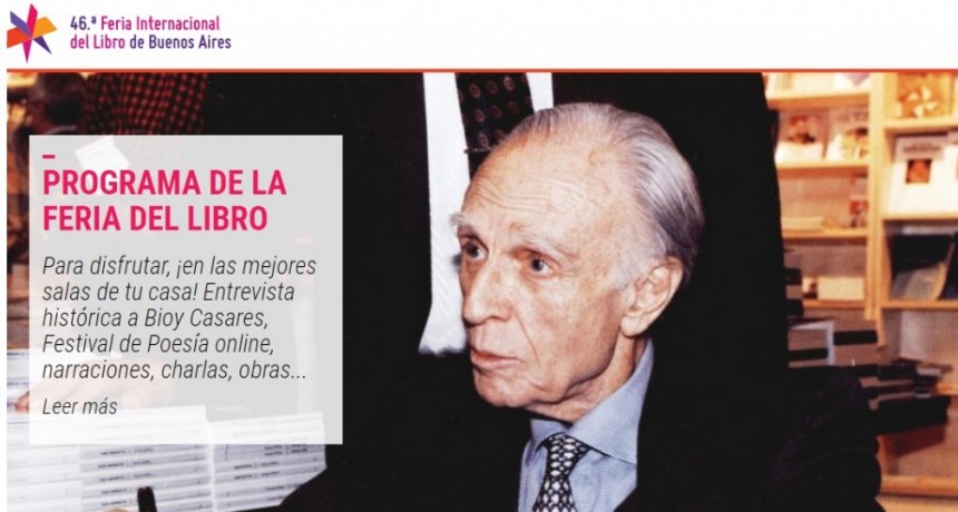 Feria del libro con un Programa Virtual y un mapa de librerías