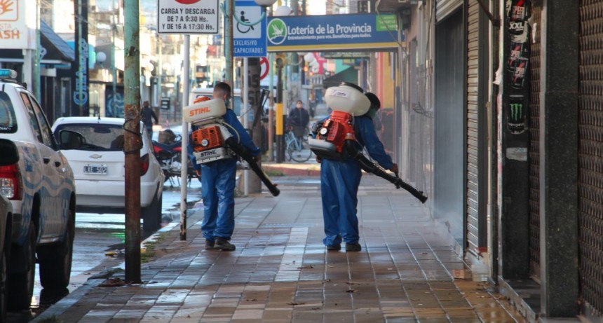 Zárate: Fuerte presencia del Programa General Sanitario del Municipio 