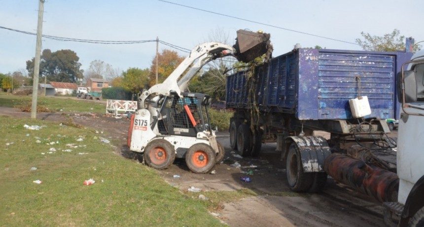 Berisso: Continúan las tareas de mantenimiento en la Delegación Municipal Zona II 