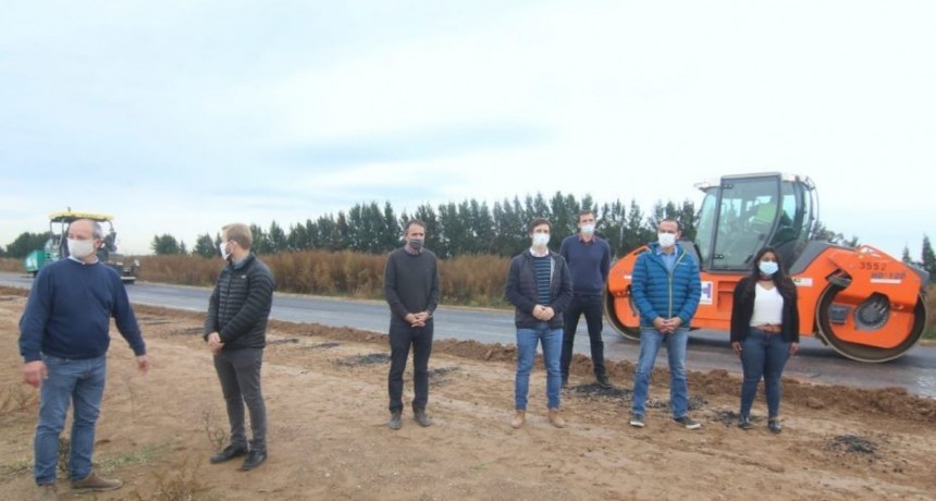 San Vicente: Mantegazza y el Ministro Katopodis recorrieron las obras de reactivación de la Autopista Pte. Perón