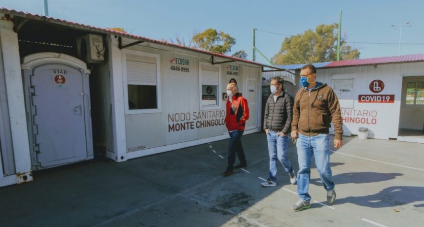 Lanús: Grindetti visitó el Centro Comunitario del Club Villegas y el Nodo Sanitario de Chingolo