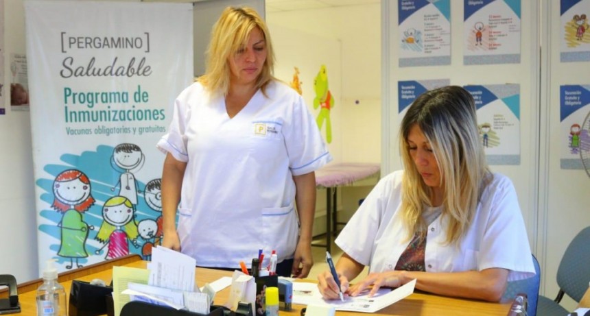 Gran cobertura de vacunación antigripal en Pergamino y los pueblos 