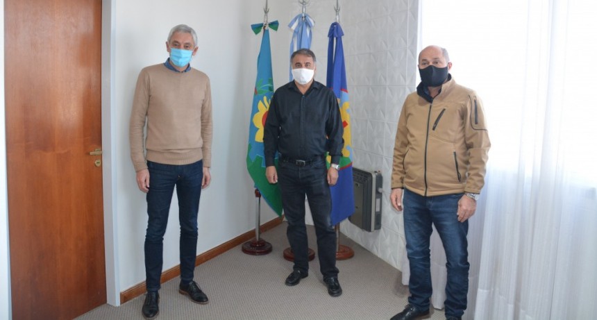 Berisso: Los intendentes Cagliardi y Secco se reunieron con el viceministro de Obras Públicas 