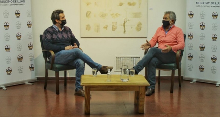 Luján: Leonardo Boto se reunió con el nuevo delegado del Ministerio de Trabajo