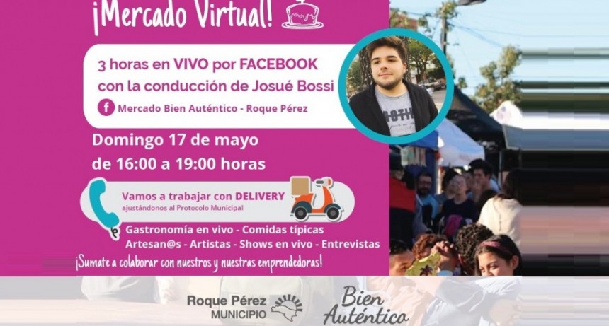 Roque Pérez: El domingo 17 festejan de modo virtual los 4 años del Mercado Municipal