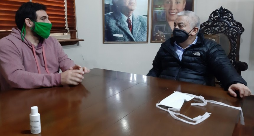San Pedro: Salazar se reunió con el concejal Martín Baraybar, quien gestionó una donación de insumos sanitarios 