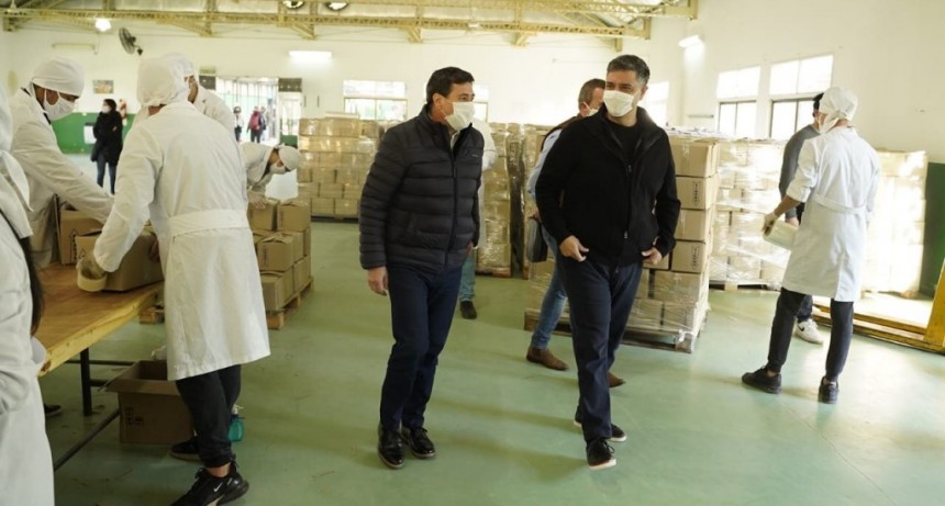 Jorge Macri y Daniel Arroyo visitaron el Centro Logístico de Asistencia Alimentaria 