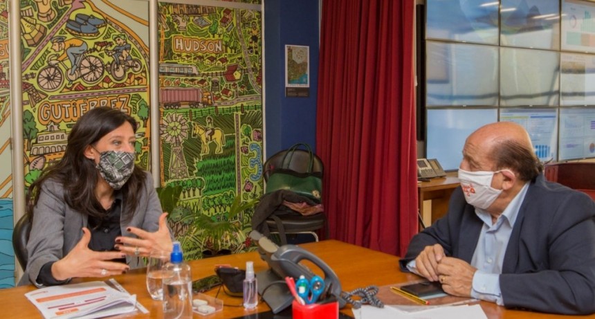 Berazategui: Mussi recibió a la secretaria de Comercio, Paula Español
