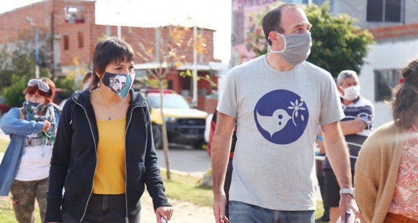 Quilmes: Mayra Mendoza encabezó un nuevo operativo de detección de casos de coronavirus en los barrios  