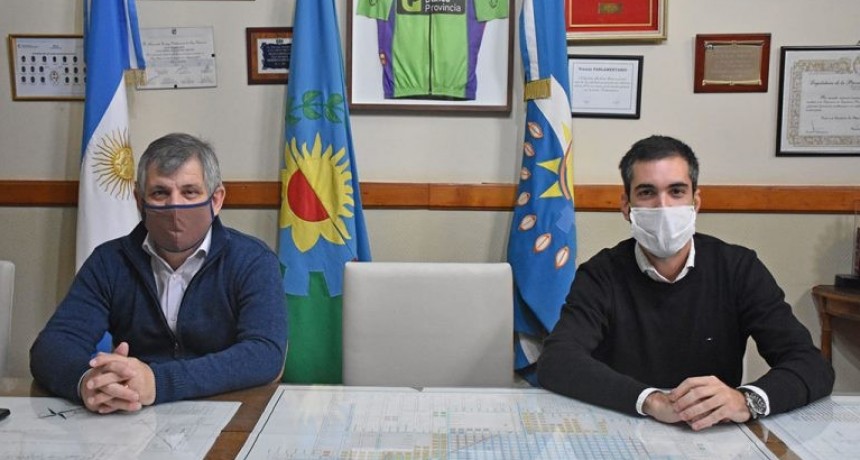 Chivilcoy: El intendente Britos recibió a Facundo Benegas, integrante del directorio de la CNRT