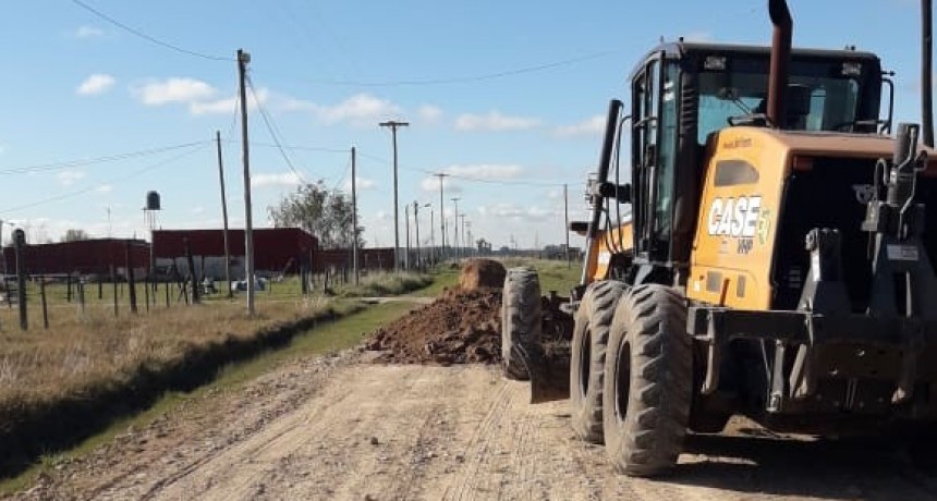 San Vicente: En A.Korn continúa el plan de mejoras de caminos  