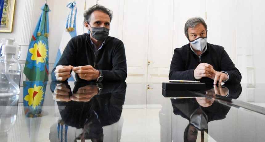 Katopodis y Cascallares supervisaron la obra ya concluida del Hospital Burdwardt 