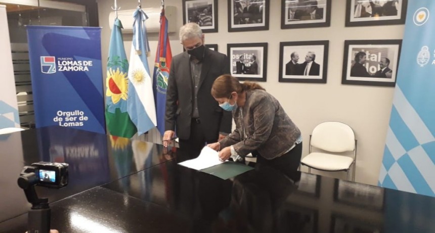 Pte. Perón: La intendenta Cantero firmó acuerdo para financiar obras