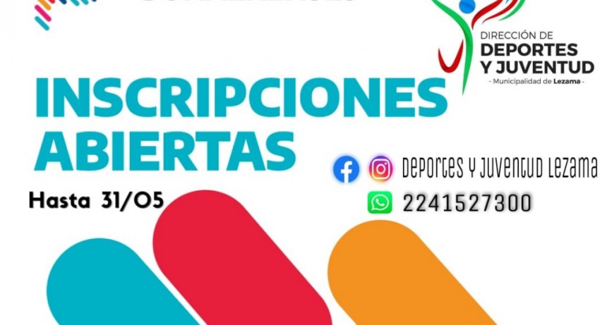 Lezama: inscripción abierta hasta el 31 de Mayo para los Juegos Bonaerenses 2021  
