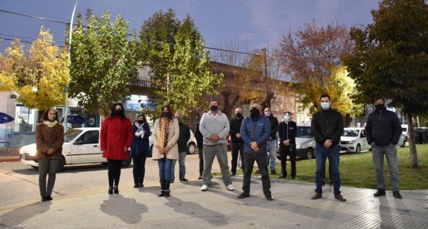 Chivilcoy: Se presentó la finalización de la obra de colocación de las luminarias LED