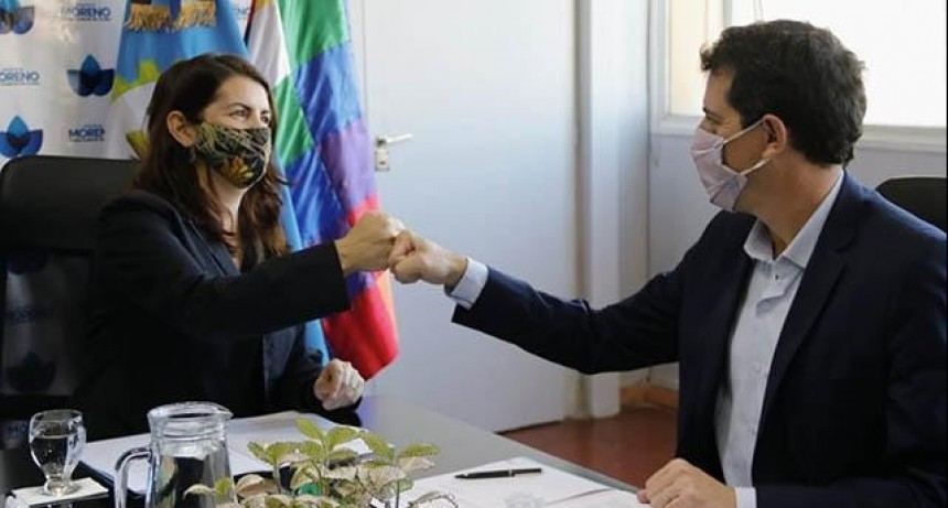 Moreno: La intendenta Fernández recibió al Ministro del Interior Eduardo “Wado” de Pedro