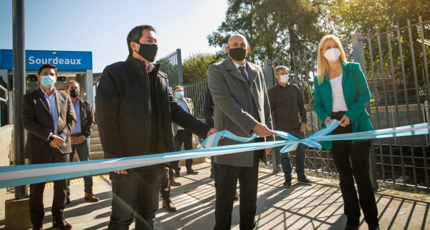 Sourdeaux: Guerrera inauguró la renovada estación del distrito 