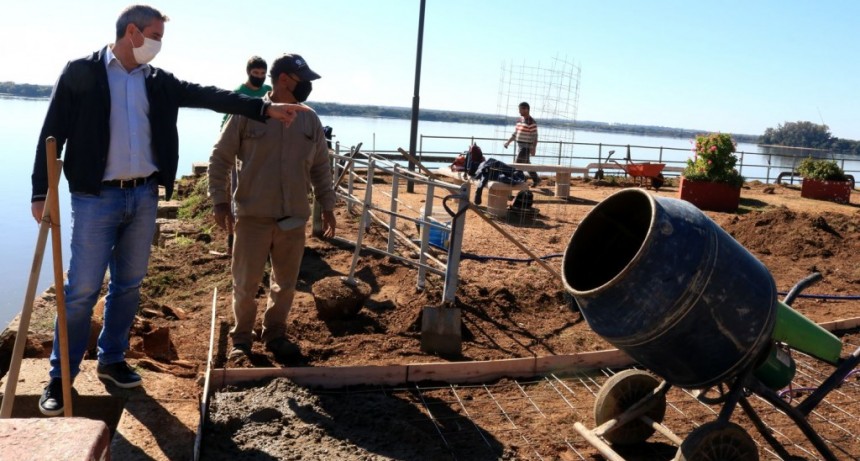 Colón (ER): La Municipalidad trabaja en la puesta en valor de la zona portuaria