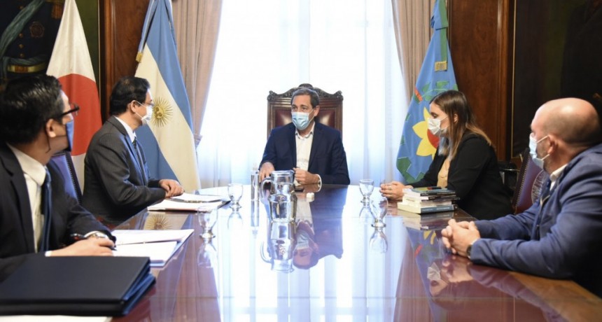 La Plata: El Intendente Garro recibió al Embajador de Japón