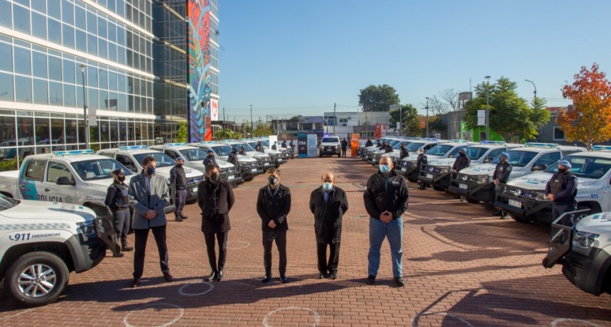 Berazategui: Ya son 70 los nuevos móviles para las fuerzas de seguridad del distrito  