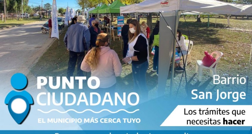 Luján: Punto Ciudadano y Mercado de Cercanía llegan al barrio San Jorge