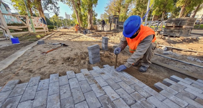 Pinamar: Avanza la intervención urbana en Av. Bunge y Jupiter 