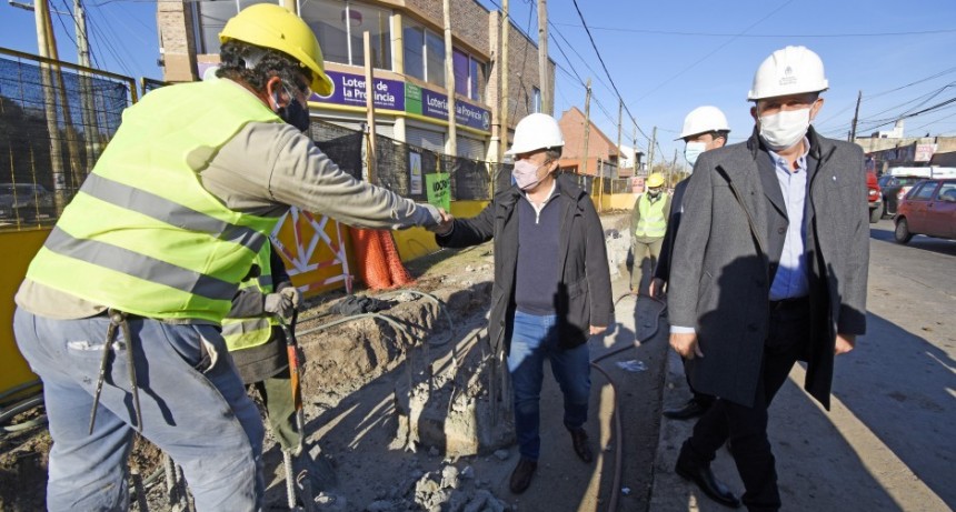 Alte. Brown: Avanza en Adrogué el primero de 26 nuevos pasos bajo nivel del Conurbano
