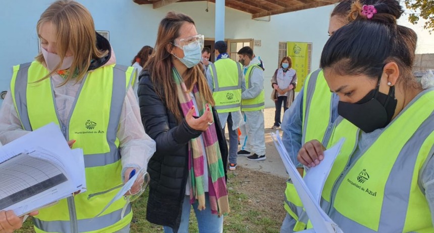 Azul: La comuna continúa con los operativos de abordaje territorial