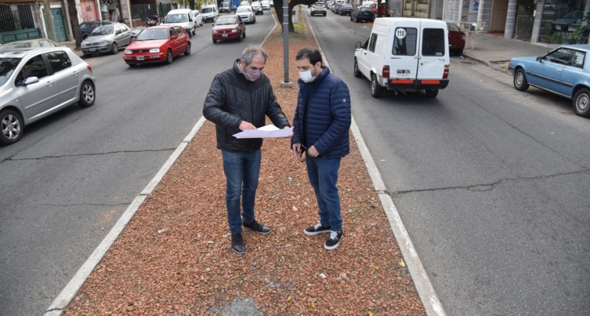 San Martín: Fernando Moreira anunció nuevas obras en la Avenida 25 de Mayo