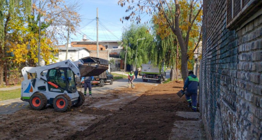 San Fernando: El Municipio realizó un nuevo operativo integral de limpieza y ordenamiento en el barrio Alsina
