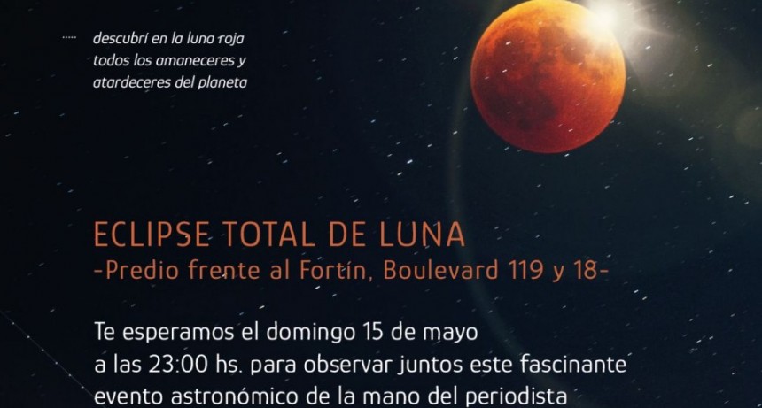Navarro: Se realizará un fogón para ver un eclipse lunar en el distrito  