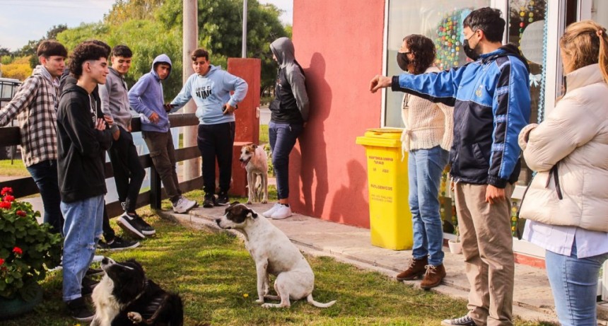 Tapalqué: Estudiantes de la Secundaria N° 1 visitaron el área ambiental 