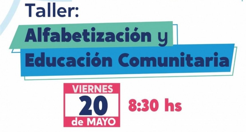 Moreno: Abrió la inscripción para el taller de alfabetización y educación comunitaria 