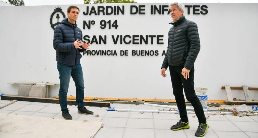 San Vicente: Mantegazza recorrió el jardín 914 “La Estelita” 