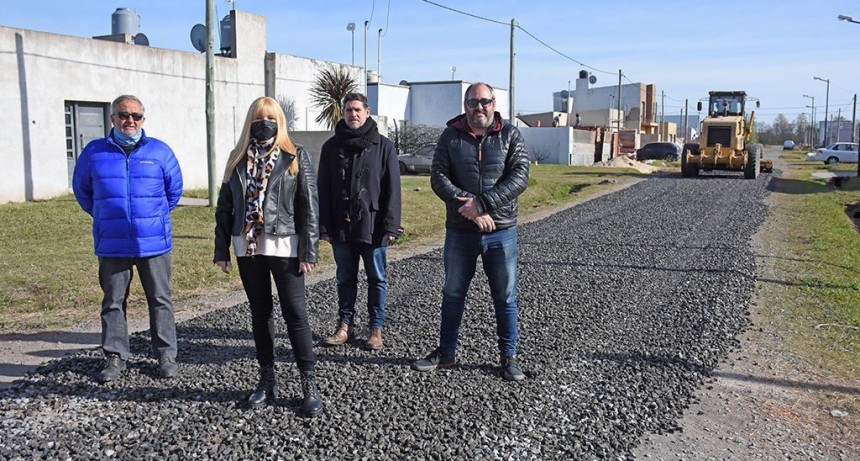 Chivilcoy: Se estabilizaron 80 nuevas cuadras en la Segunda Sección de la ciudad