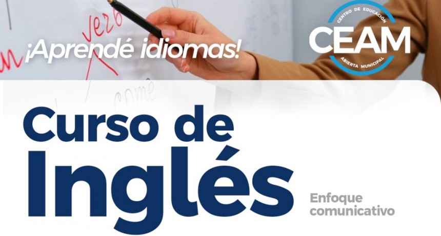 Gral. Villegas: CEAM presenta su curso de inglés para niveles inicial e intermedio