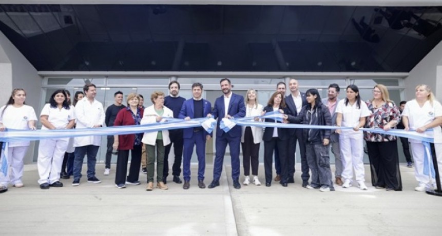 Kicillof inauguró una Unidad de Diagnóstico Precoz en Escobar