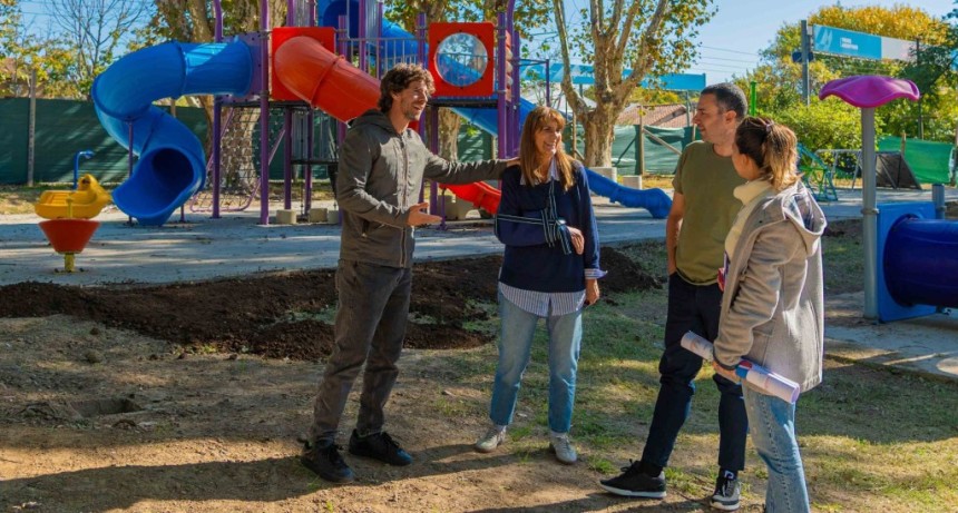 San Fernando: Juan Andreotti recorri&oacute; la &uacute;ltima etapa de obra de un nuevo parque alrededor del Tren de la Costa