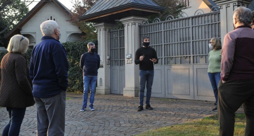 Zabaleta puso en marcha la Alarma Vecinal número 450 en Hurlingham 