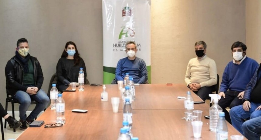 Larroque y los intendentes Zabaleta, Menéndez, Moreira y Fernández refuerzan las acciones frente a la emergencia sanitaria 