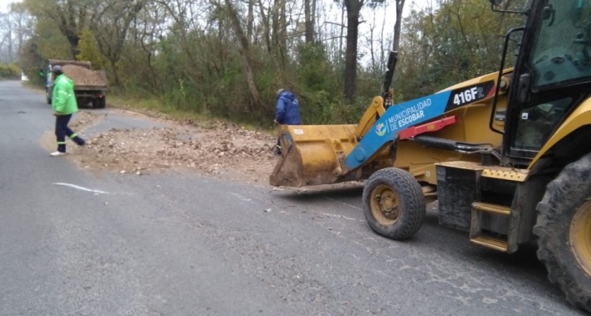 Escobar: Continúan las obras de mejora y mantenimiento del espacio público 