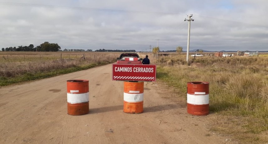 Tandil: Nuevos cortes transitorios en caminos rurales para impedir la evasión de los controles sanitarios  