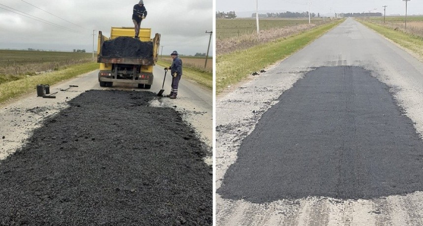 Lobería: Por gestiones del Municipio ante Vialidad provincial, se reparó el acceso a San Manuel
