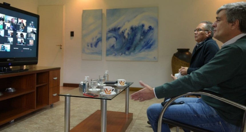 Descalzo y Zabaleta realizaron un encuentro virtual con periodistas 