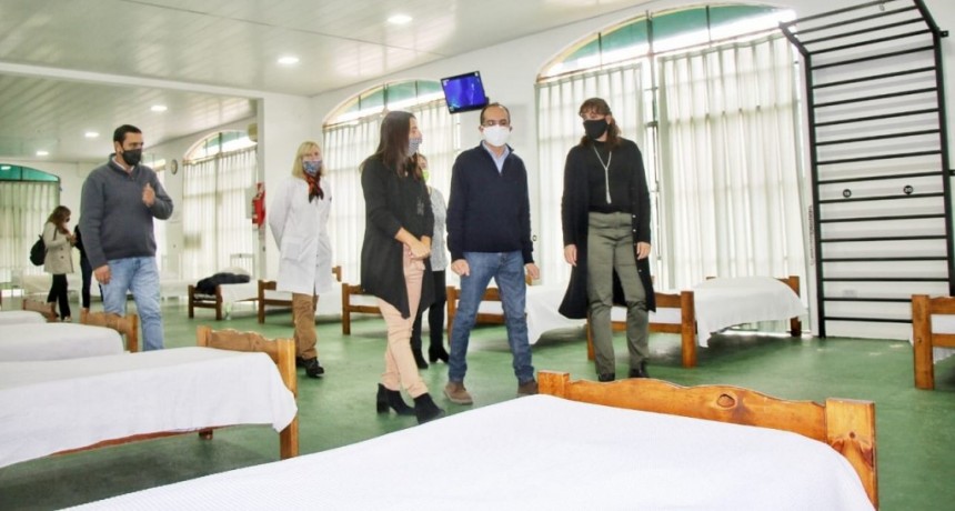 Bolívar: Pisano presentó el centro de aislamiento para pacientes con COVID