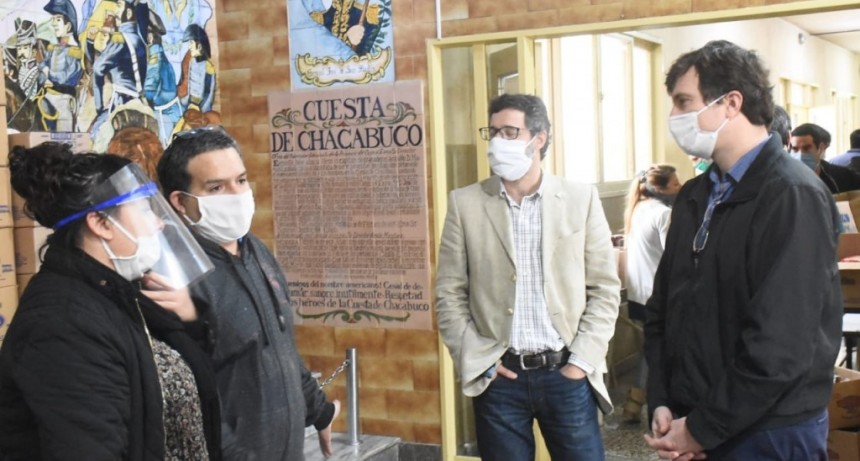 Nueva entrega de alimentos en escuelas de Morón 