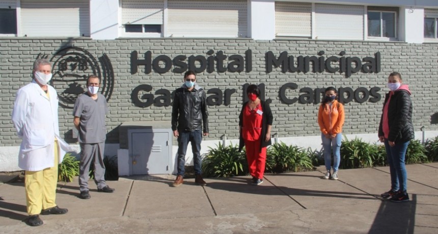 Lobería: Alumnos de la Tecnicatura Superior en Emergencias, colaboran en el Hospital local 