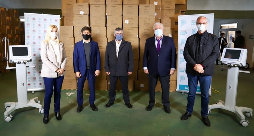 Chivilcoy: Recibió dos nuevos respiradores entregados por el ministro Ginés García y la vicegobernadora Magario 