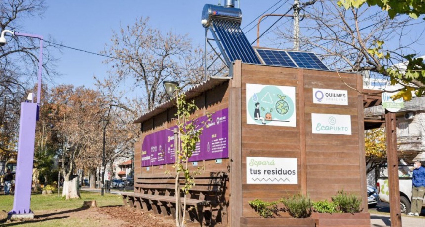 Quilmes: La intendenta Mayra Mendoza inauguró el 2° EcoPunto de Material reciclado